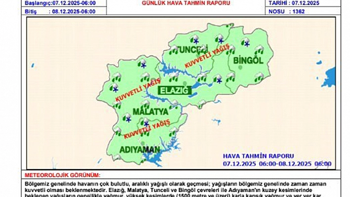 Tunceli'de alarm: Sağanak ve fırtına günlük yaşamı felç etti