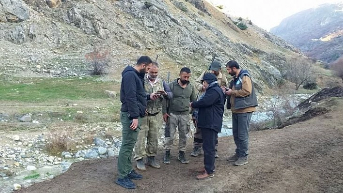 Tunceli'de belgesiz avlanan şahsa idari işlem yapıldı