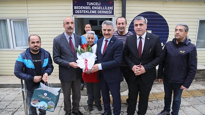 Tunceli'de engelliler için dayanışma yemeği