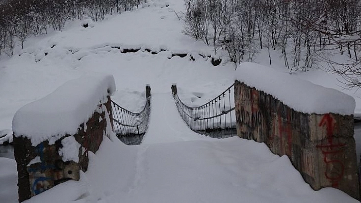 Tunceli'de evlerin bile kara gömüldüğü ilçede yaşam