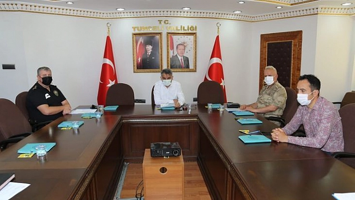 Tunceli'de güvenlik ve asayiş toplantısı