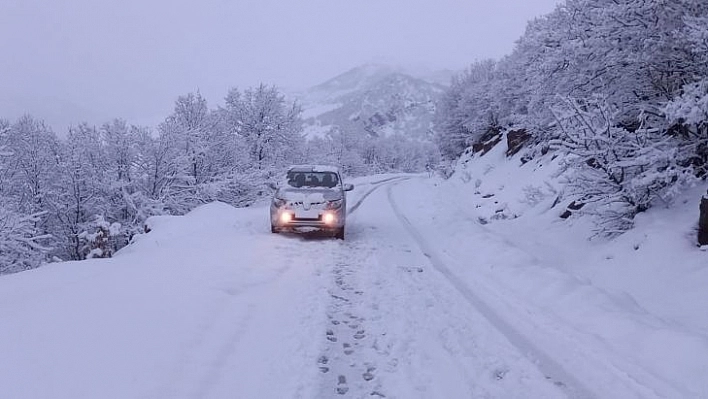 Tunceli'de kar 138 köy yolunu ulaşıma kapattı