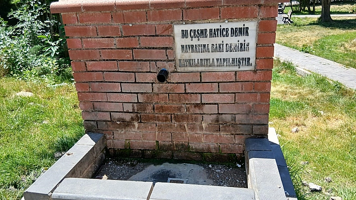 Tunceli'de yoğun bakteri tespit edilen çeşme kapatıldı