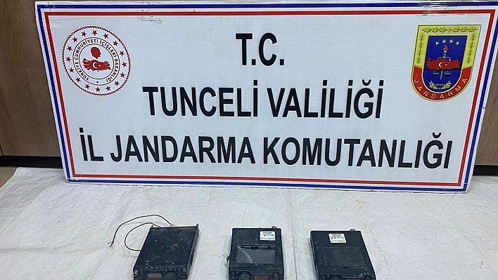 Tunceli'deki operasyonda örgütsel dokümanlar ve yaşam malzemesi ele geçirildi