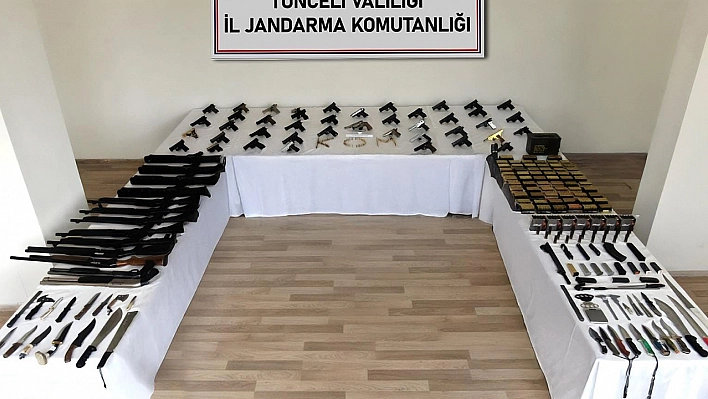 Tunceli merkezli 31 ilde silah kaçakçılarına operasyon: 60 gözaltı