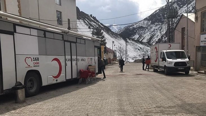 Tunceli Pülümür'den kan bağışı kampanyasına destek