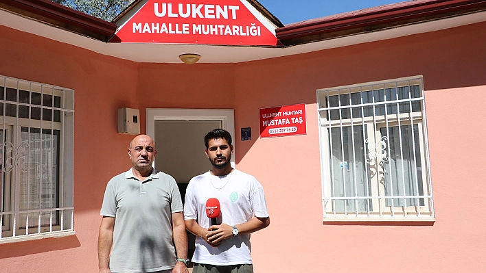 Ulukent Mahalle sakinlerine müjdeyi muhtar duyurdu