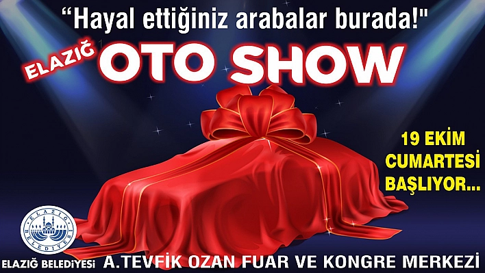 Uluslararası markalar Elazığ'da buluşuyor: Oto Show başlıyor