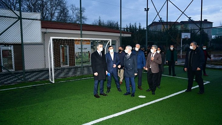 Vali Baruş ve Başkan Çınar, yatırımları incelediler