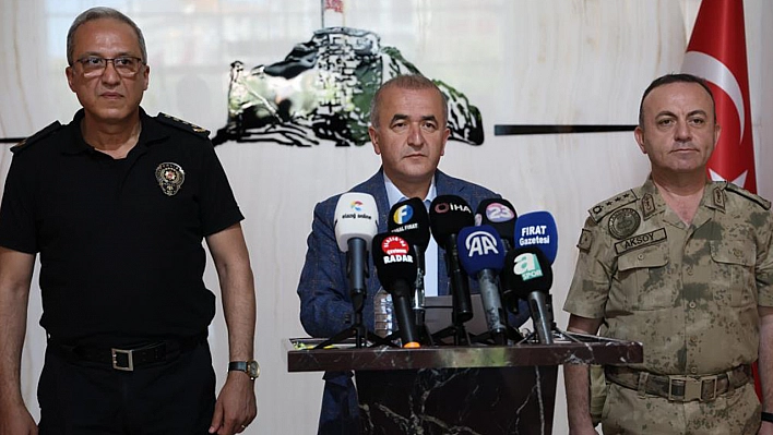 Vali Hatipoğlu: 'Elazığspor-Vanspor maçında 3 bin 66 personel görev alacak'