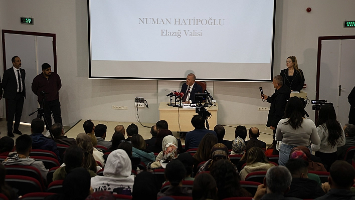 Vali Hatipoğlu'ndan Fırat Üniversitesi'nde önemli mesajlar