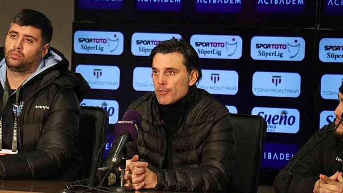 Vincenzo Montella: 'Gurur verici bir galibiyet'