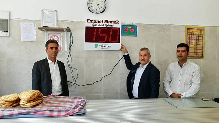 Yeşilyurt'ta 'Emanet Ekmek' fırın sayısı 132'e yükseldi