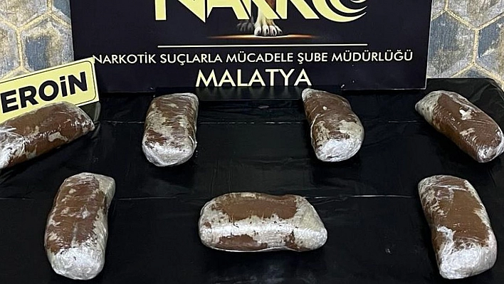 Yolcu otobüsünde 3 kilo 660 gram eroin yakalandı