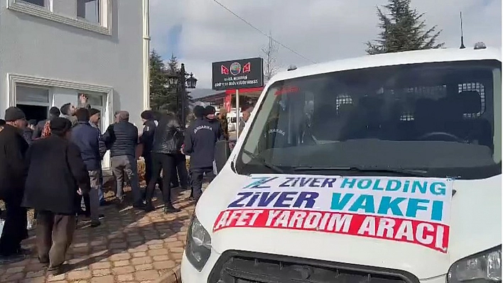 Ziver Vakfı Baskil'deki Depremzedeleri Unutmadı