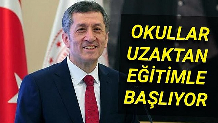 Selçuk:'31 Ağustos 2020 tarihinde okulları uzaktan eğitim ile açıyoruz'