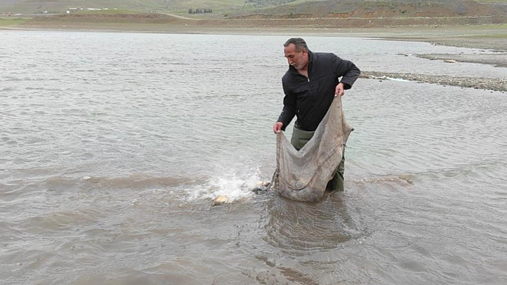 Elazığ'da 2 bin 500 metre ağ ve 500 kilo balık ele geçirildi