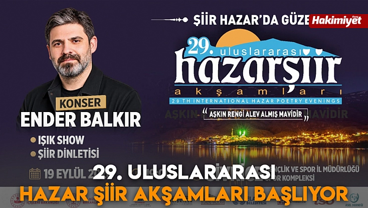 29. Uluslararası Hazar Şiir Akşamları başlıyor