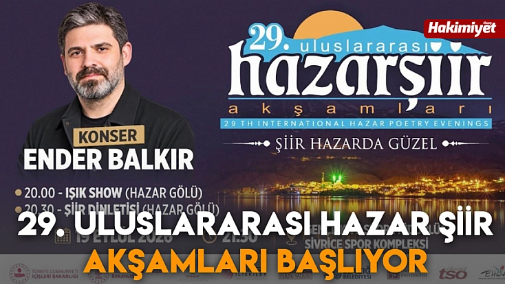 29. Uluslararası Hazar Şiir Akşamları başlıyor
