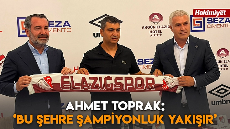 Ahmet Toprak: ‘Bu şehre şampiyonluk yakışır’