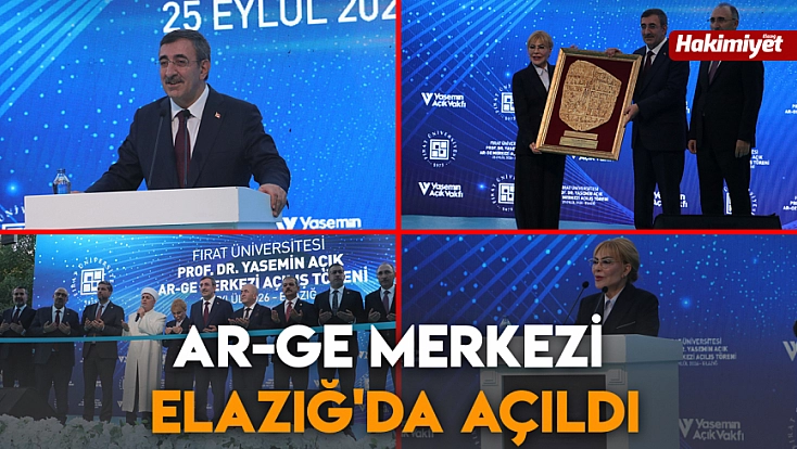 AR-GE Merkezi Elazığ'da açıldı