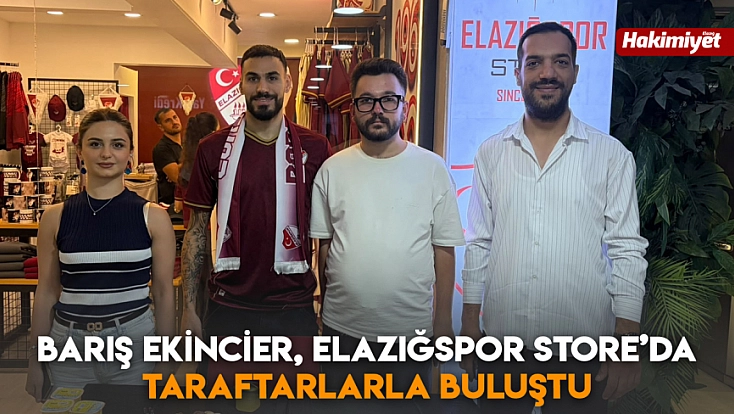 Barış Ekincier, Elazığspor Store’da taraftarlarla buluştu