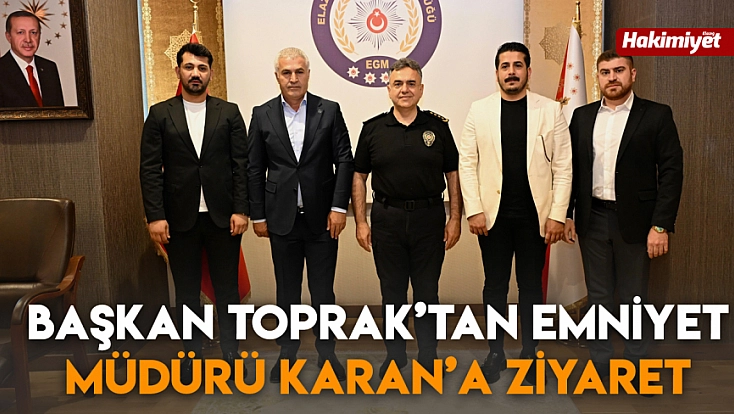 Başkan Toprak’tan Emniyet Müdürü Karan’a ziyaret