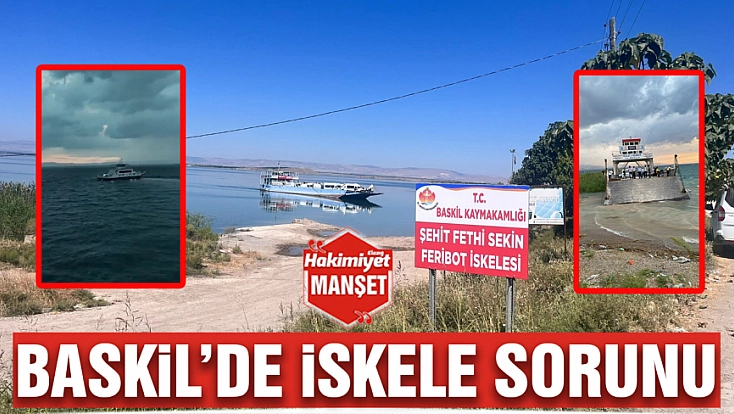Baskil’de iskele sorunu