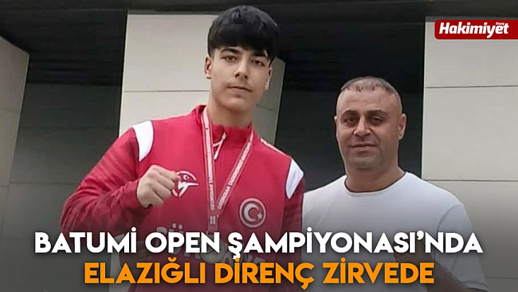 Batumi Open Şampiyonası’nda Elazığlı Direnç zirvede