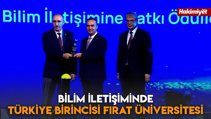 Bilim iletişiminde Türkiye birincisi Fırat Üniversitesi