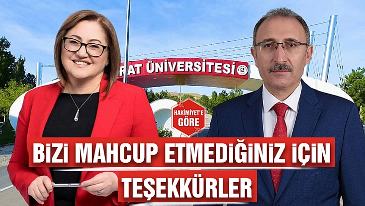 Bizi mahcup etmediğiniz için teşekkürler