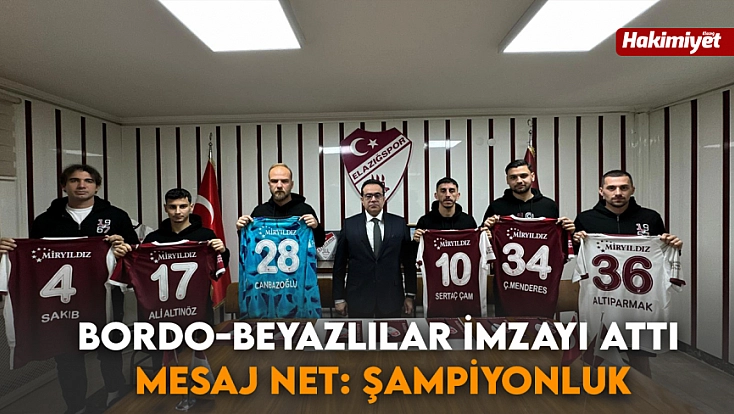 Bordo-beyazlılar imzayı attı, mesaj net: Şampiyonluk