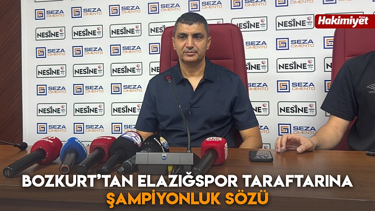 Bozkurt’tan Elazığspor taraftarına şampiyonluk sözü