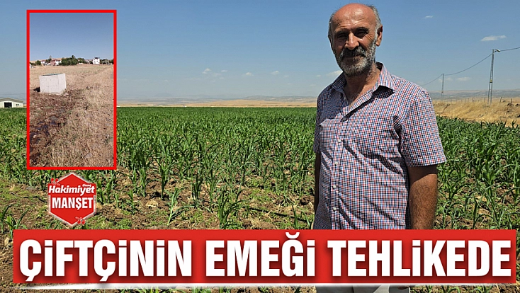 Çiftçinin emeği tehlikede