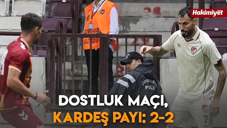 Dostluk maçı, kardeş payı: 2-2