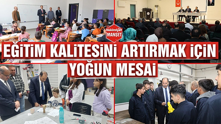 Eğitim kalitesini artırmak için yoğun mesai