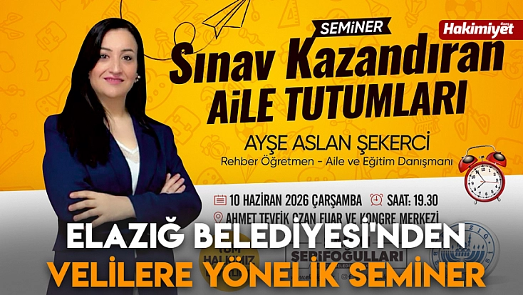 Elazığ Belediyesi'nden velilere yönelik seminer