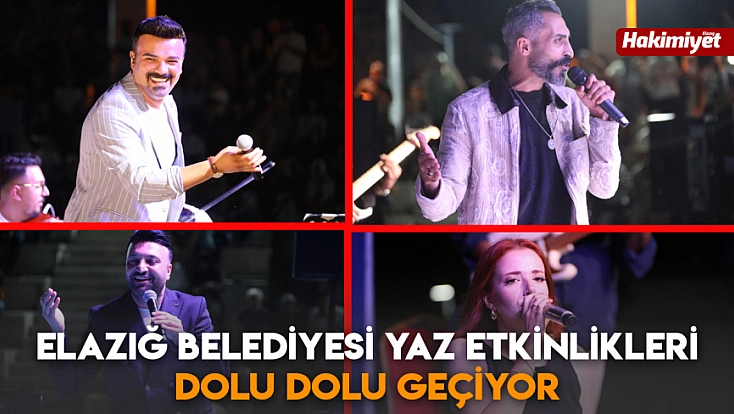 Elazığ Belediyesi yaz etkinlikleri dolu dolu geçiyor