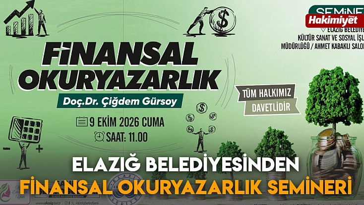 Elazığ Belediyesinden Finansal Okuryazarlık Semineri