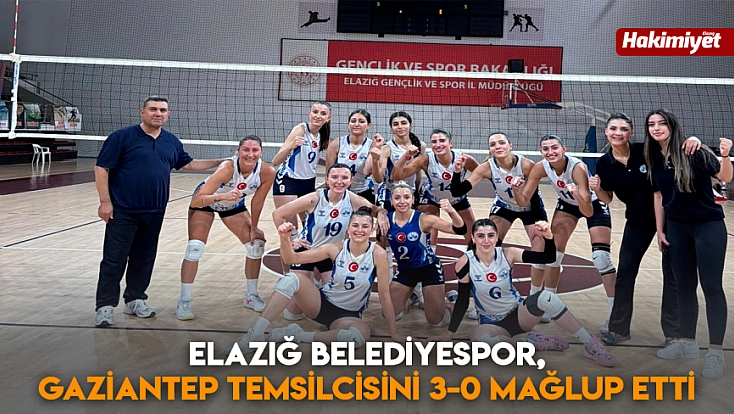 Elazığ Belediyespor, Gaziantep temsilcisini 3-0 mağlup etti