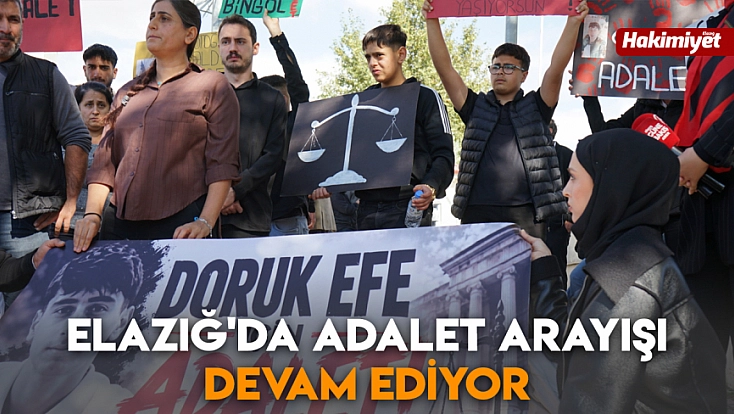 Elazığ'da adalet arayışı devam ediyor