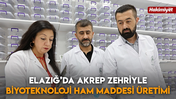 Elazığ’da Akrep Zehriyle Biyoteknoloji ham maddesi üretimi