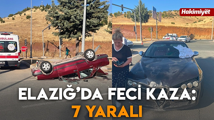 Elazığ’da feci kaza: 7 yaralı