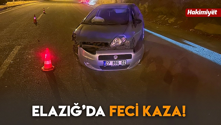 Elazığ'da feci kaza!