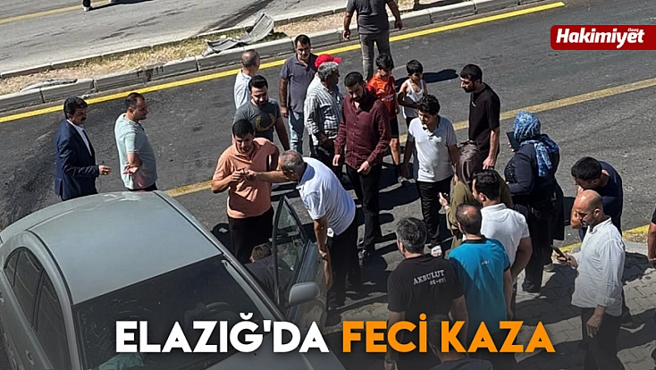 Elazığ'da feci kaza