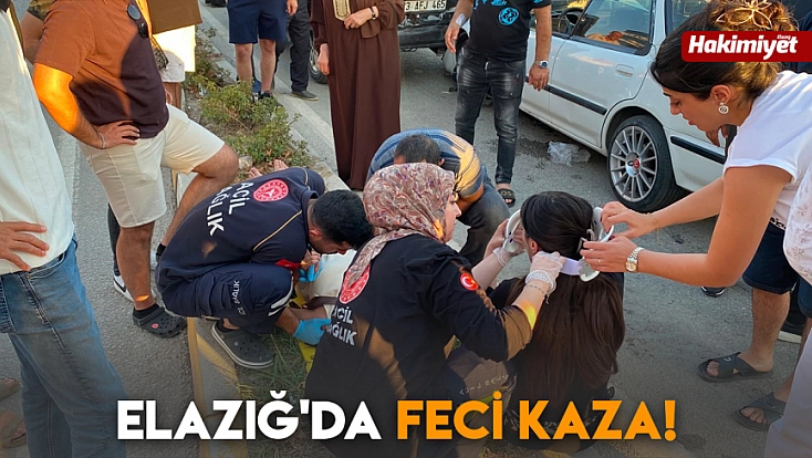 Elazığ'da feci kaza!