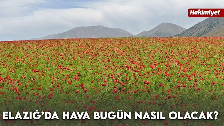 Elazığ'da hava bugün nasıl olacak? (30.07.2026)