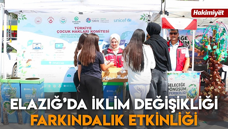 Elazığ’da iklim değişikliği farkındalık etkinliği