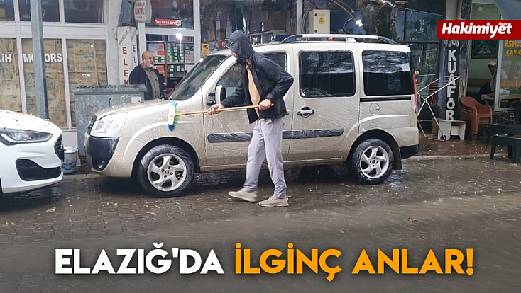 Elazığ'da ilginç anlar!