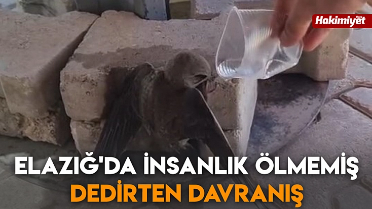Elazığ'da insanlık ölmemiş dedirten davranış